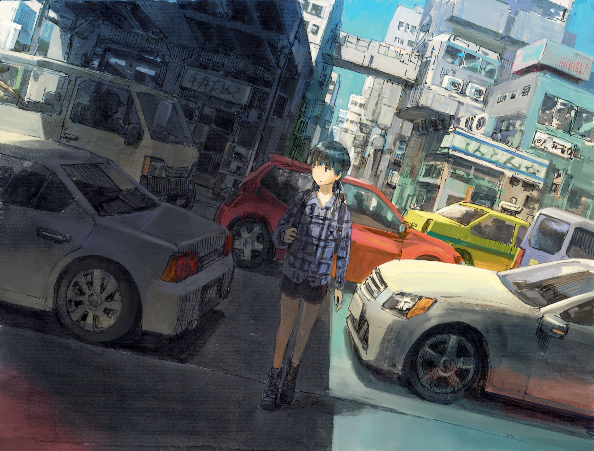 Download Anime Girl Anime Girl HD Wallpaper by あきま