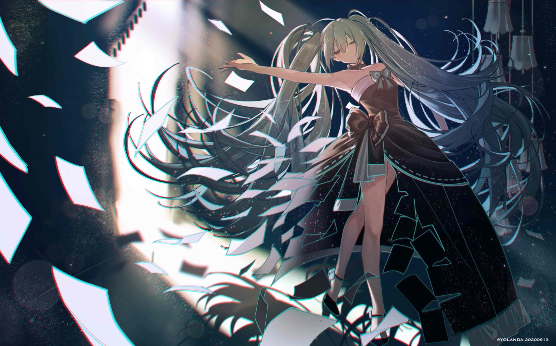 Download Hatsune Miku Anime Vocaloid HD Wallpaper by Yolanda