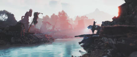 Aloy (Horizon Series) video game Horizon Zero Dawn HD Desktop Wallpaper | Background Image