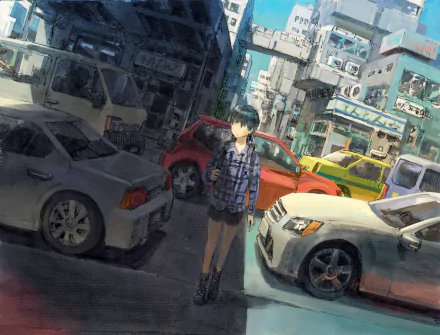 Anime girl anime girl HD Desktop Wallpaper | Background Image