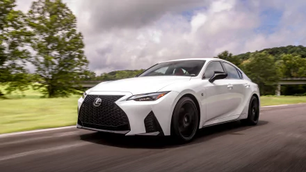 white car car Lexus Lexus IS vehicle Lexus IS 350 F Sport HD Desktop Wallpaper | Background Image