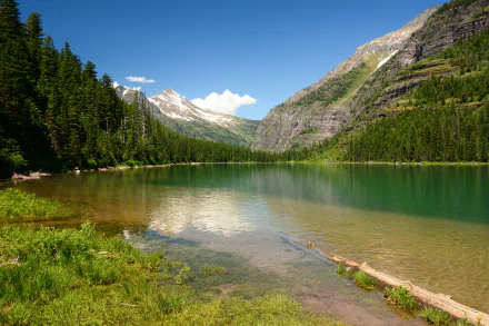 Avalanche Lake Montana lake mountain nature glacier national park HD Desktop Wallpaper | Background Image