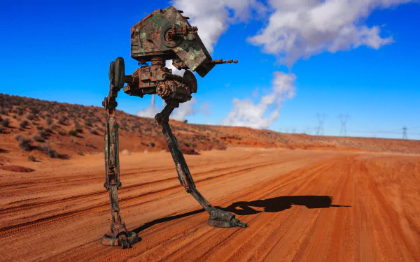  ATST walker in the desert