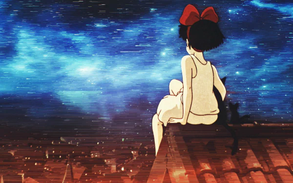 Kiki (Kiki's Delivery Service) Anime Kiki's Delivery Service HD Desktop Wallpaper | Background Image