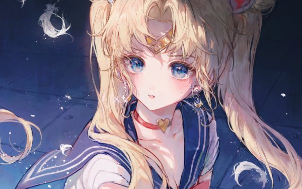 Anime Sailor Moon Usagi Tsukino Blonde Blue Eyes HD Wallpaper | Background Image