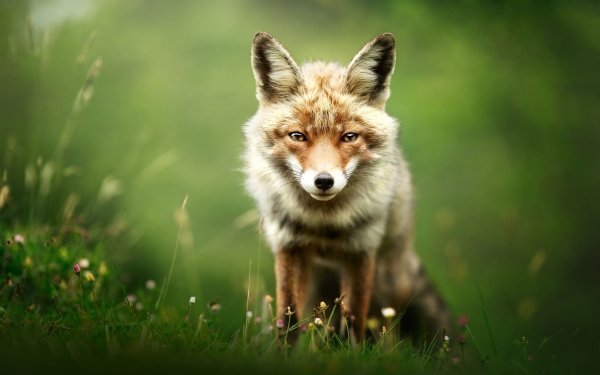 Animal Fox Stare HD Wallpaper | Background Image