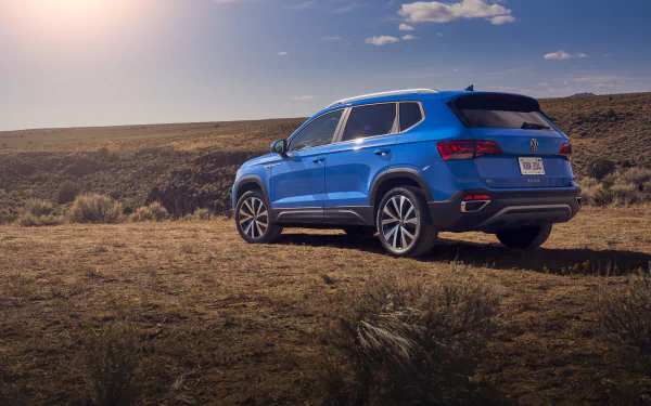 SUV car Volkswagen vehicle Volkswagen Taos HD Desktop Wallpaper | Background Image