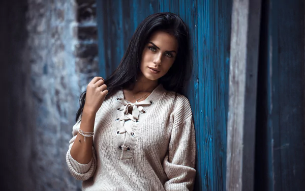 black hair model woman Marlen Valderrama Alvaréz HD Desktop Wallpaper | Background Image