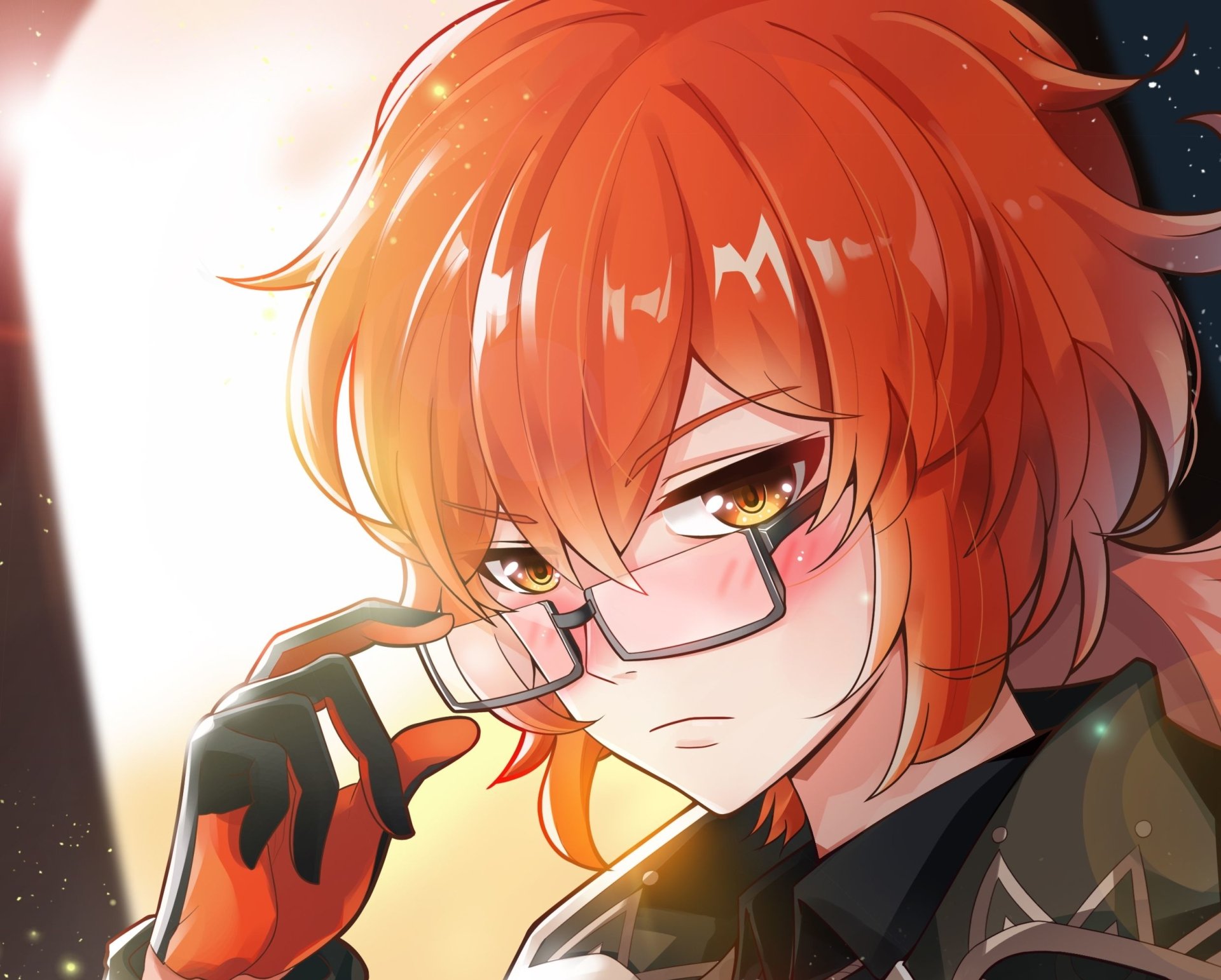 Download Diluc (Genshin Impact) Video Game Genshin Impact HD Wallpaper by 雪顶黑咖啡