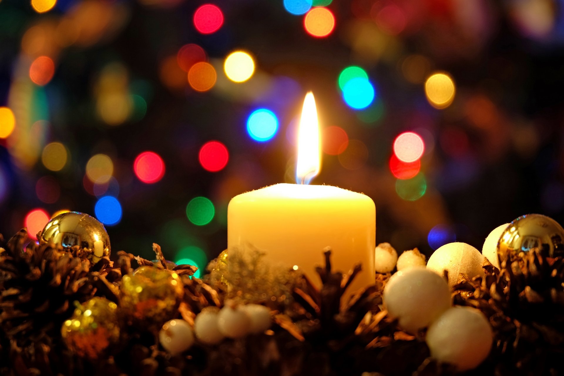 Download Bokeh Close-up Photography Candle 4k Ultra HD Wallpaper