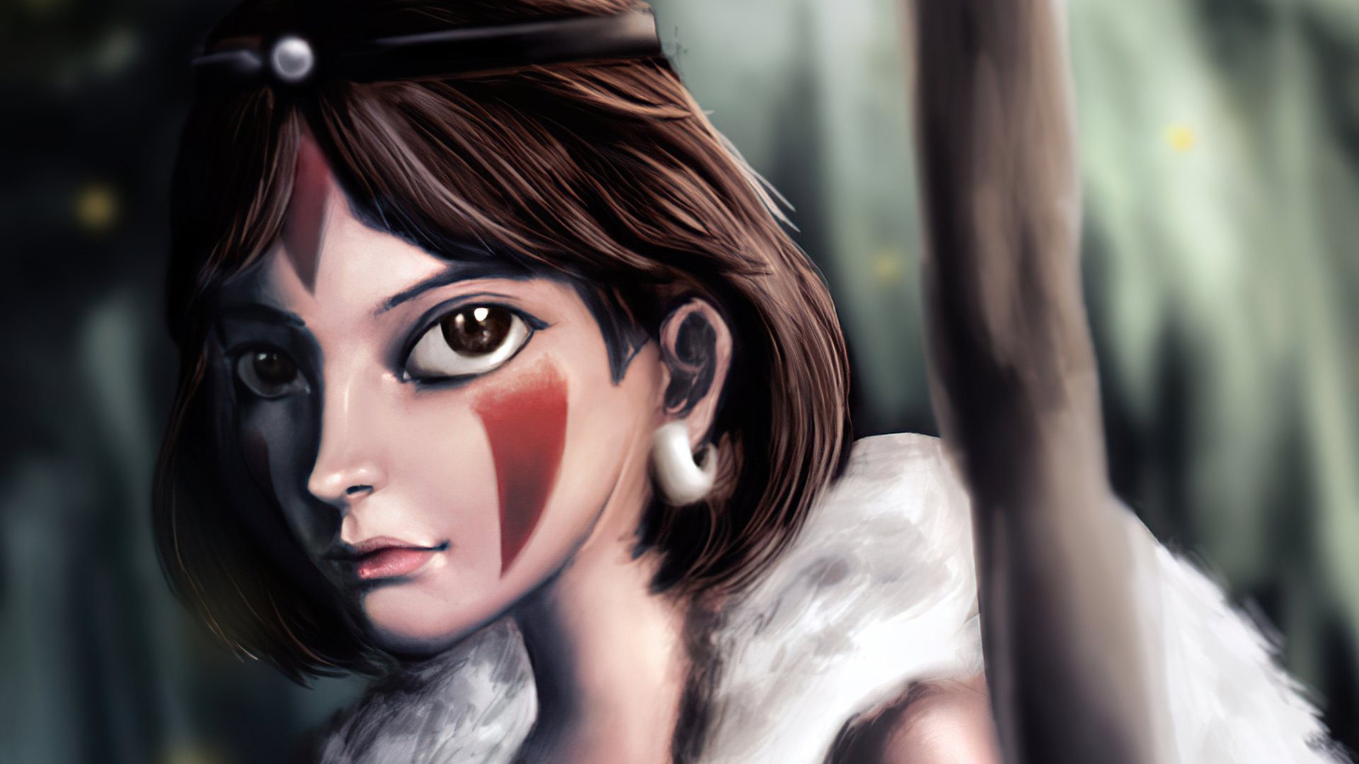 Download Anime Princess Mononoke 4k Ultra HD Wallpaper by Wilson Nugraha