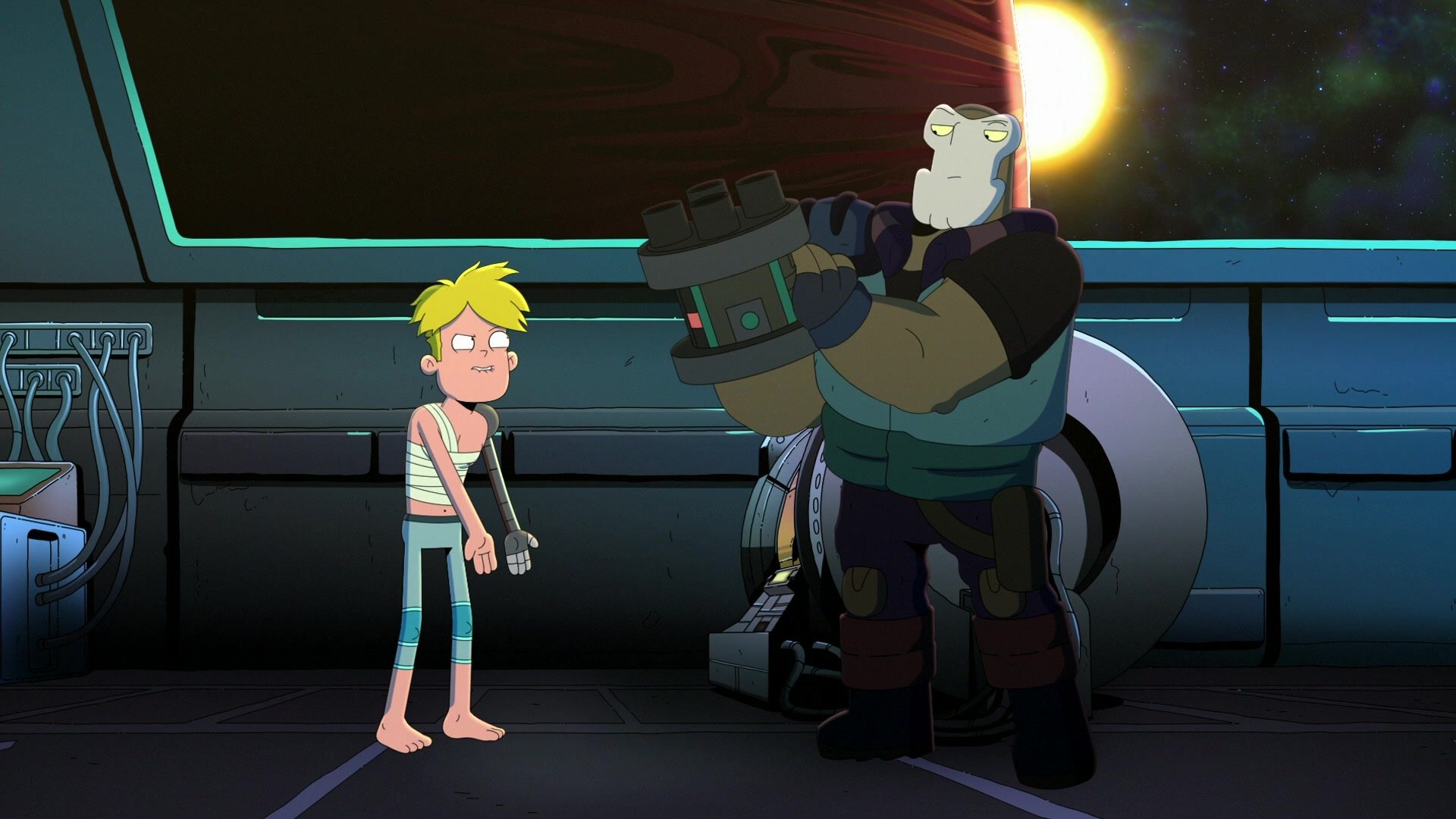 Download Blonde Feet Fox (Final Space) Gary Goodspeed TV Show Final Space HD Wallpaper