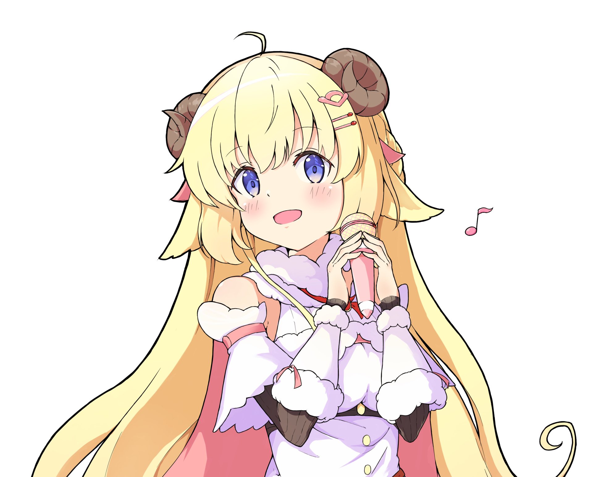 Download Tsunomaki Watame Hololive Anime Virtual Youtuber HD Wallpaper by チキチキマトン