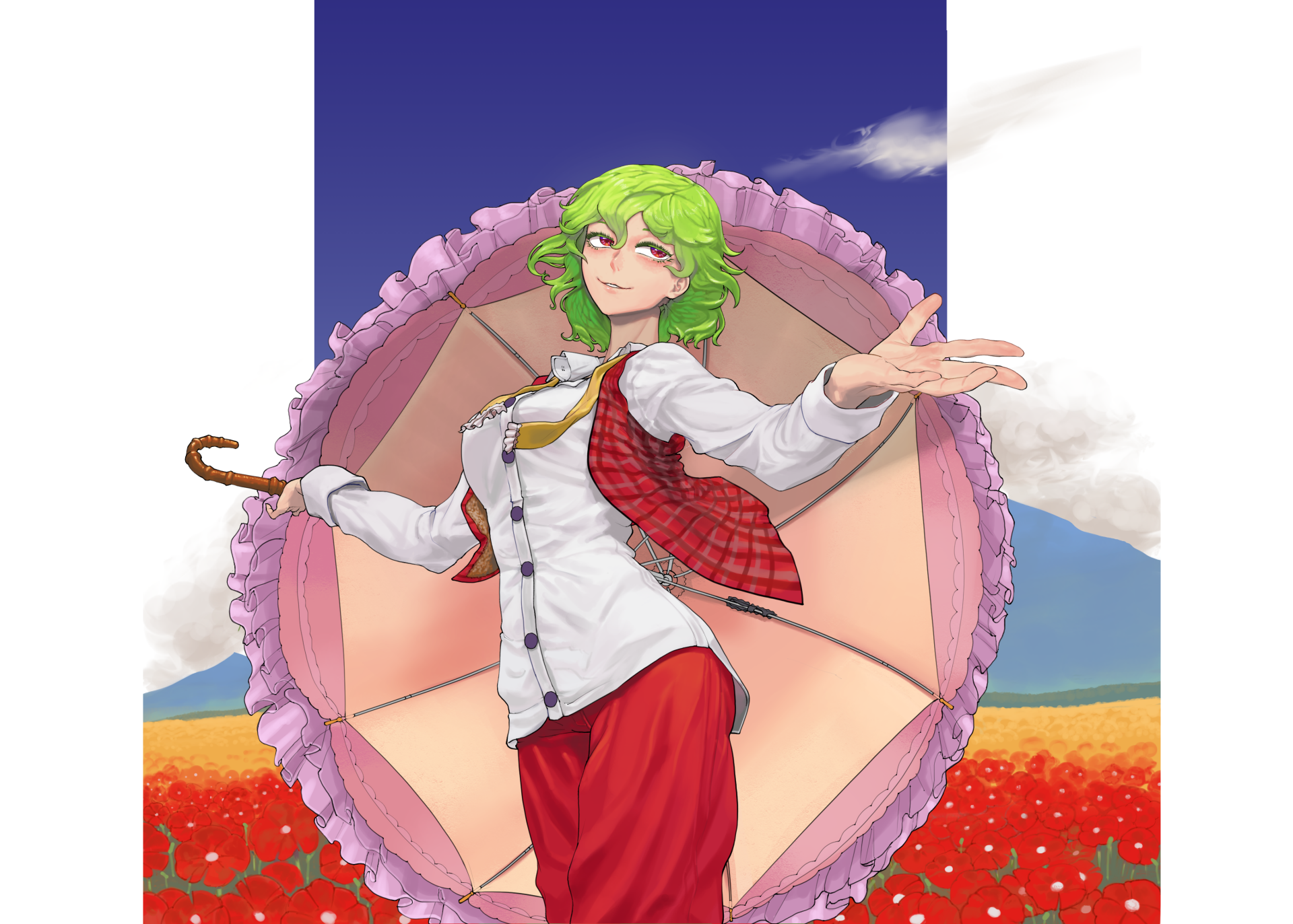 Download Yuuka Kazami Anime Touhou HD Wallpaper by リッチー