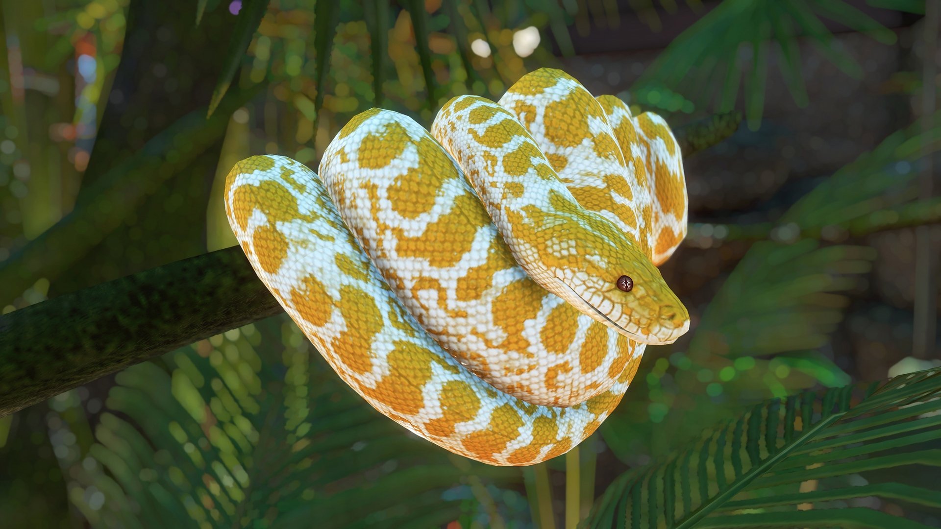 Majestic Python in 4K Ultra HD – Vibrant Snake Wallpaper