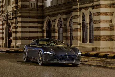 supercar car Ferrari vehicle Ferrari Roma HD Desktop Wallpaper | Background Image