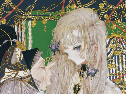 Anime girl anime girl HD Desktop Wallpaper | Background Image