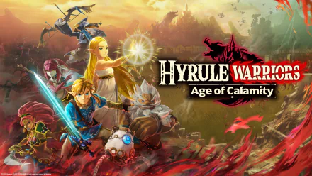 Princess Zelda Link video game Hyrule Warriors: Age of Calamity HD Desktop Wallpaper | Background Image