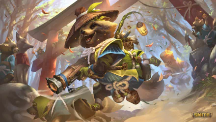 Danzaburou (Smite) video game Smite HD Desktop Wallpaper | Background Image