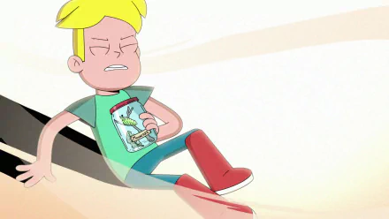 blonde Mooncake the Caterpillar Gary Goodspeed TV Show Final Space HD Desktop Wallpaper | Background Image