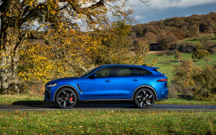 SUV car Jaguar (Car) vehicle Jaguar F-Pace SVR HD Desktop Wallpaper | Background Image
