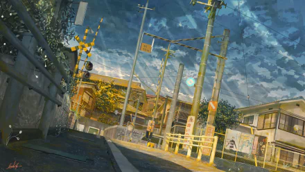 Anime street HD Desktop Wallpaper | Background Image