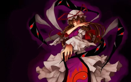 Yukari Yakumo Anime Touhou HD Desktop Wallpaper | Background Image
