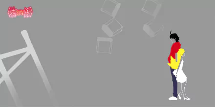 Koyomi Araragi Shinobu Oshino Monogatari (Series) Anime HD Desktop Wallpaper | Background Image