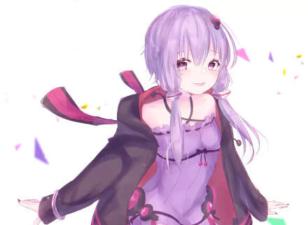 Yuzuki Yukari Anime Vocaloid HD Desktop Wallpaper | Background Image