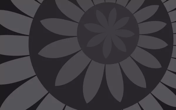  Abstract background with flowers and circular petals