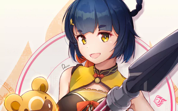 Xiangling (Genshin Impact) video game Genshin Impact HD Desktop Wallpaper | Background Image