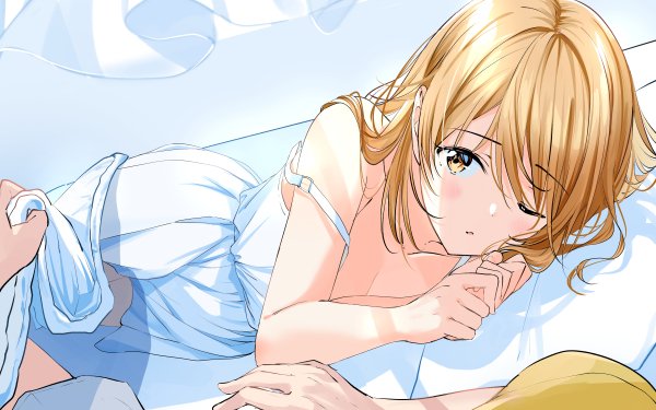 Anime My Teen Romantic Comedy SNAFU Yahari Ore no Seishun Love Comedy wa Machigatteiru Iroha Isshiki Brown Eyes Short Hair Blonde HD Wallpaper | Background Image