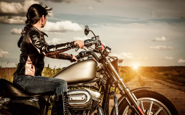 motorcycle woman Girls & Motorcycles HD Desktop Wallpaper | Background Image