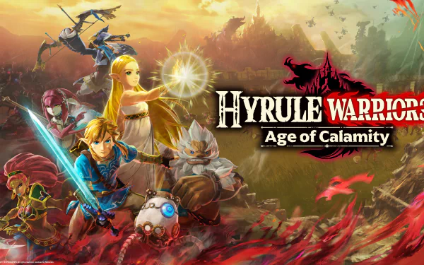 Princess Zelda Link video game Hyrule Warriors: Age of Calamity HD Desktop Wallpaper | Background Image