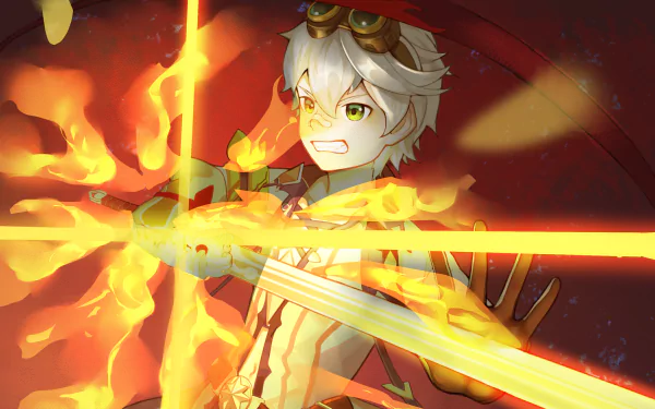 goggles Bennett (Genshin Impact) video game Genshin Impact HD Desktop Wallpaper | Background Image