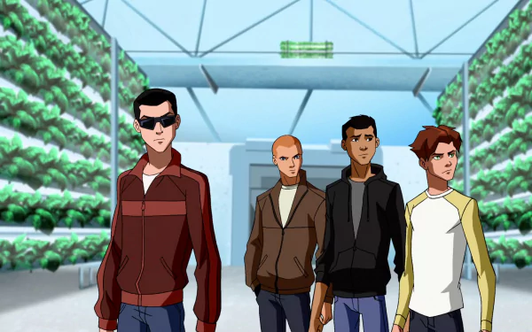Roy Harper Jaime Reyes Tim Drake Bart Allen TV Show Young Justice HD Desktop Wallpaper | Background Image
