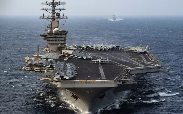 warship aircraft carrier military USS Nimitz (CVN-68) HD Desktop Wallpaper | Background Image