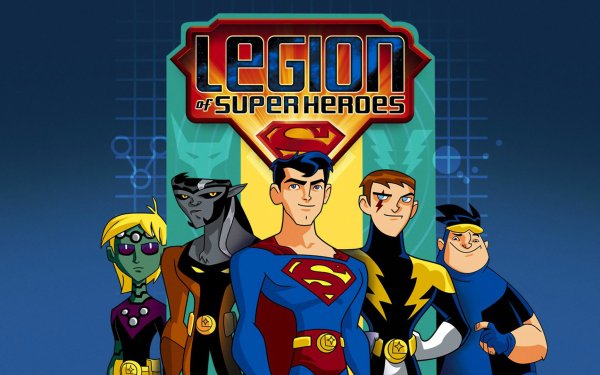 TV Show Legion Of Super-Heroes Superman Clark Kent Lightning Lad Brainiac 5 Timber Wolf Bouncing Boy HD Wallpaper | Background Image