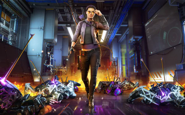 Kate Bishop video game Marvel's Avengers HD Desktop Wallpaper | Background Image