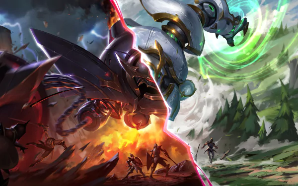 Blitzcrank (League Of Legends) video game League Of Legends HD Desktop Wallpaper | Background Image