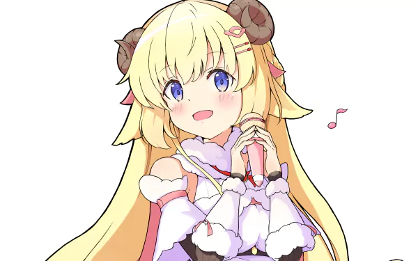 Tsunomaki Watame hololive Anime Virtual Youtuber HD Desktop Wallpaper | Background Image