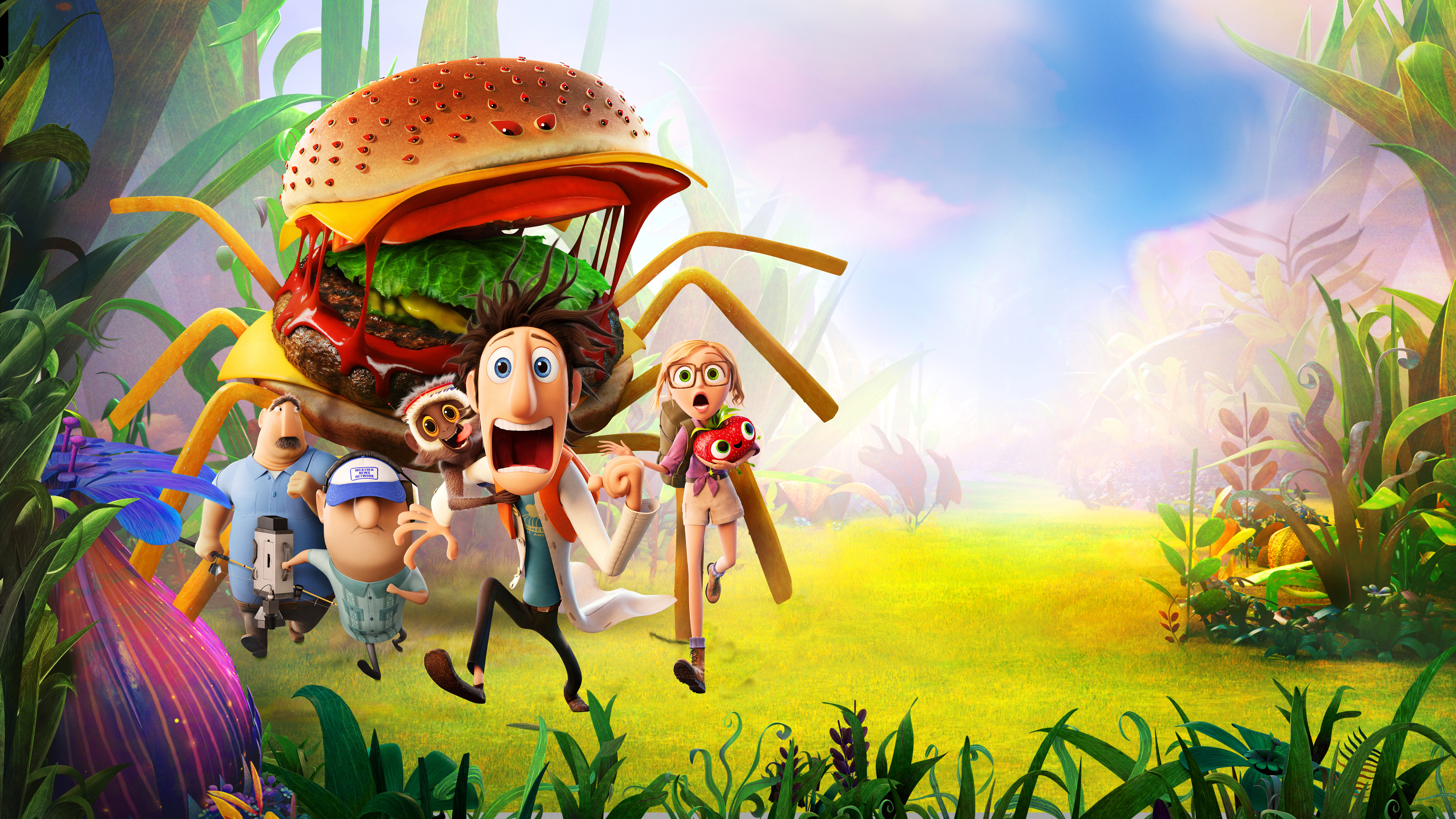 Movie Cloudy with a Chance of Meatballs 2 8k Ultra HD Wallpaper