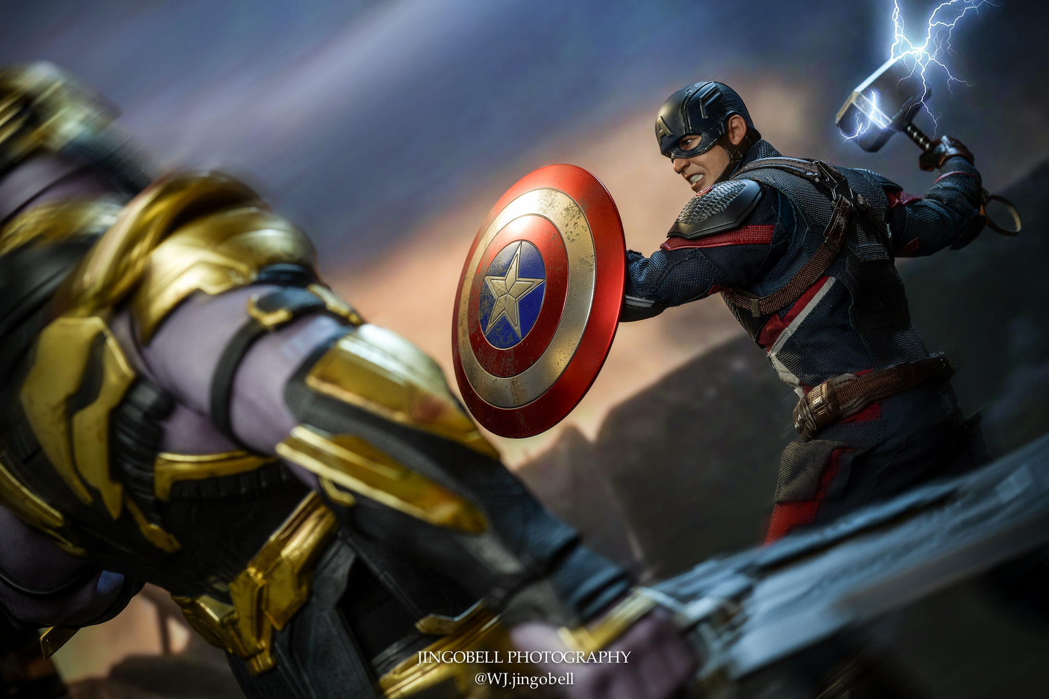 Download Figurine Toy Captain America Thanos Movie Avengers EndGame HD ...