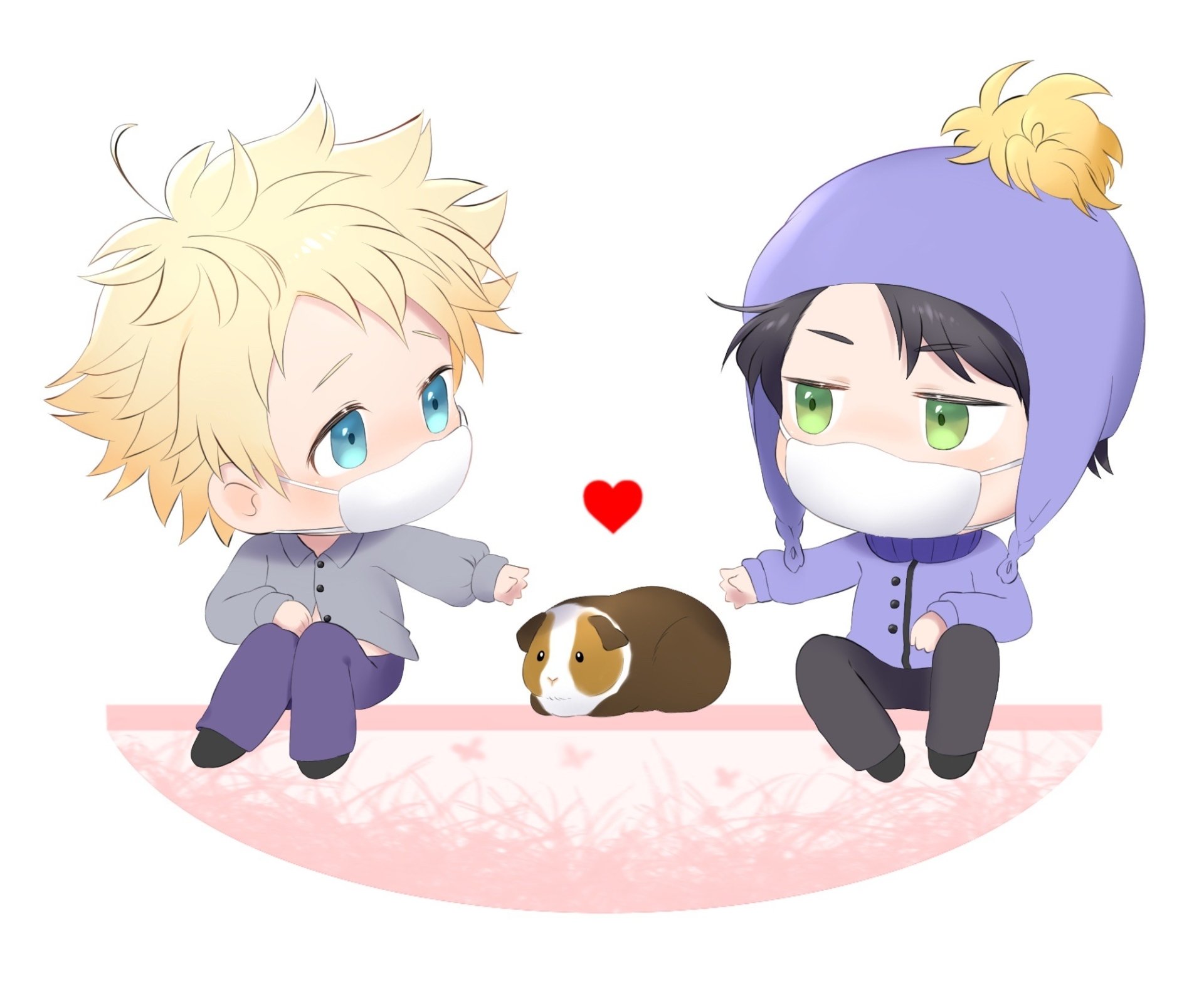 Download Tweek Tweak Blonde Blue Eyes Green Eyes Craig Tucker Stripe (South Park) TV Show South Park HD Wallpaper by unichrome-uni