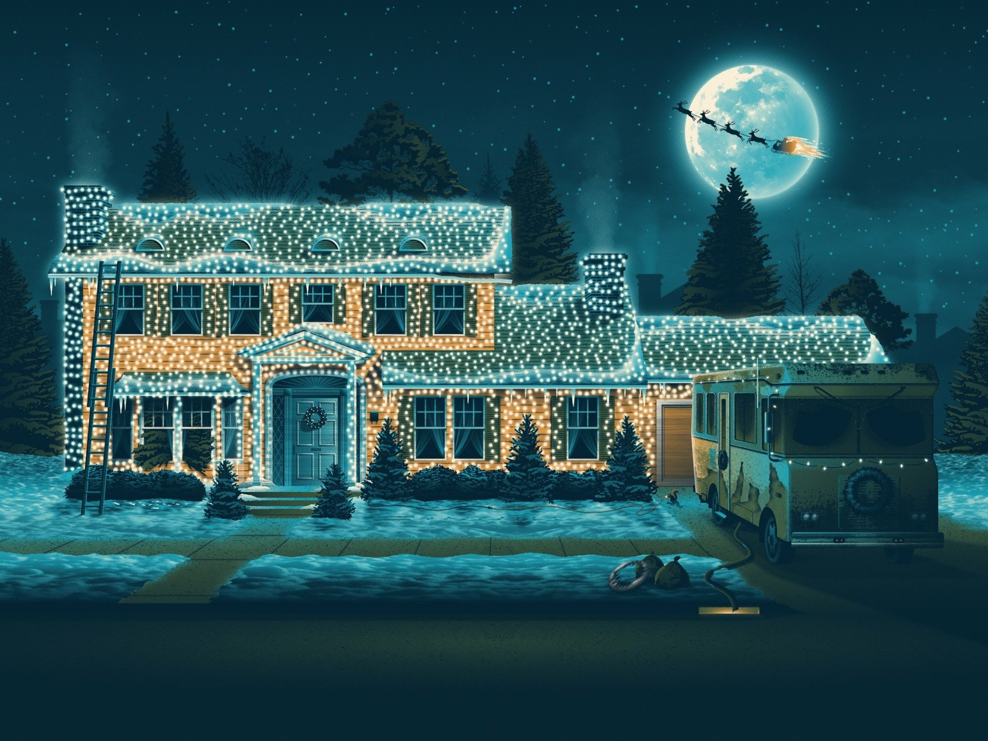 Movie National Lampoon s Christmas Vacation HD Wallpaper