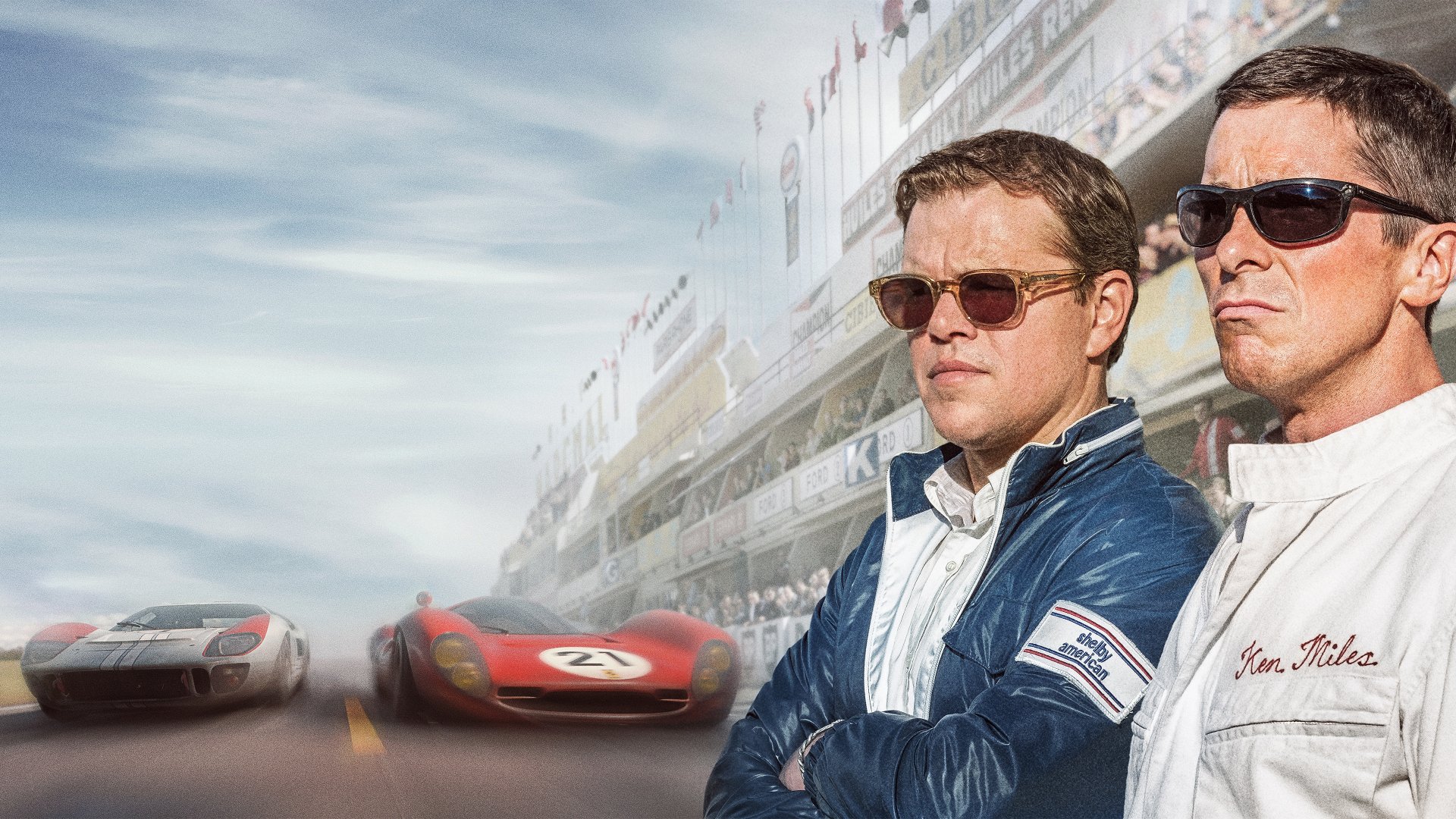 Download Matt Damon Christian Bale Movie Ford V Ferrari 4k Ultra HD ...