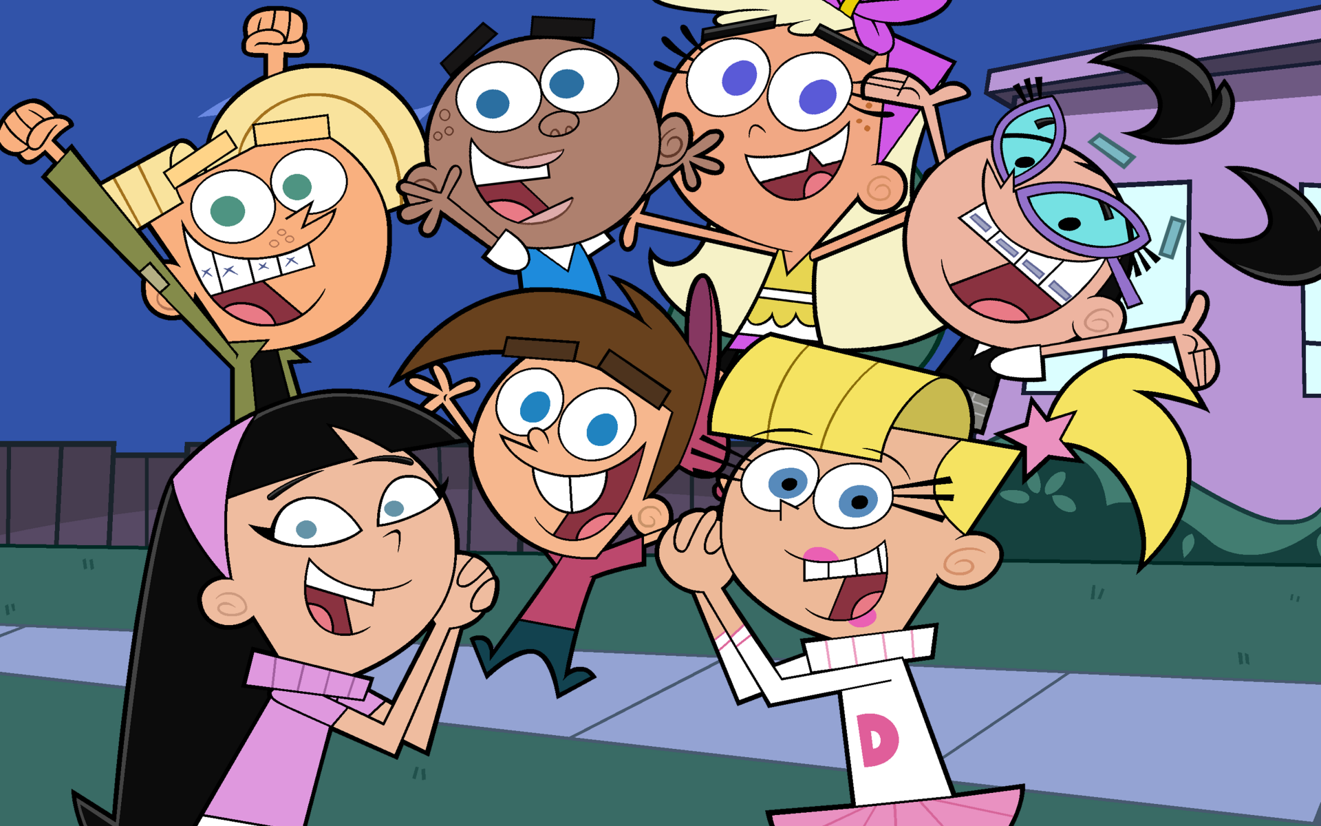 4K The Fairly OddParents 壁 纸 背 景.