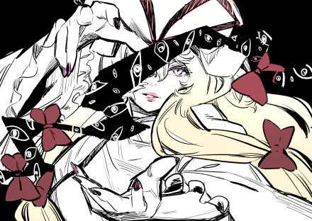 Yukari Yakumo Anime Touhou HD Desktop Wallpaper | Background Image