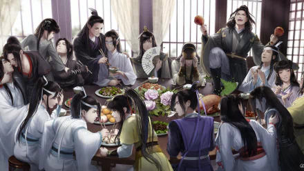 Wen Ning Jiang Cheng Song Lan Xue Yang Xiao Xingchen Lan Xichen Lan Sizhui Wei Wuxian Lan Wangji Anime Mo Dao Zu Shi HD Desktop Wallpaper | Background Image