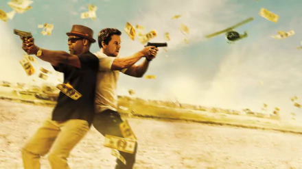 Robert 'Bobby' Trench Michael 'Stig' Stigman Mark Wahlberg Denzel Washington movie 2 Guns HD Desktop Wallpaper | Background Image